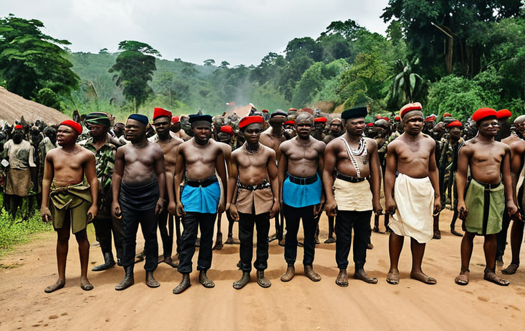 Ethnic divisions and political instability in Nigeria leading to the Biafra War.